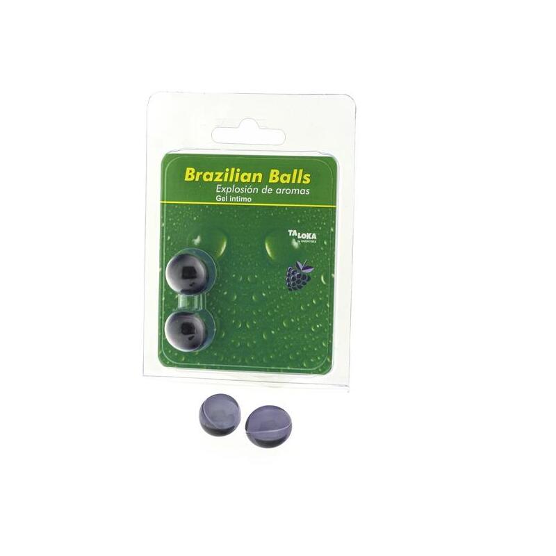 2 Brazilian Balls Explosion De Aromas Gel Intimo - Frutas Del Bosque