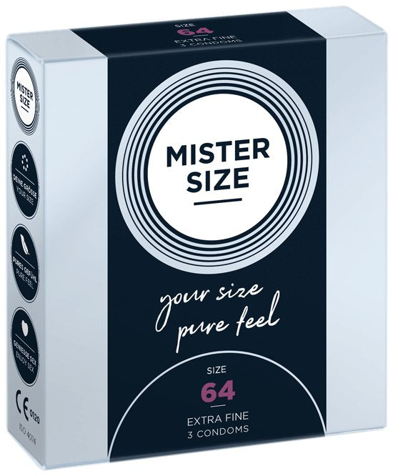 Mister Size - Preservativos Talla Xxl 64 Mm (3 Unidades)