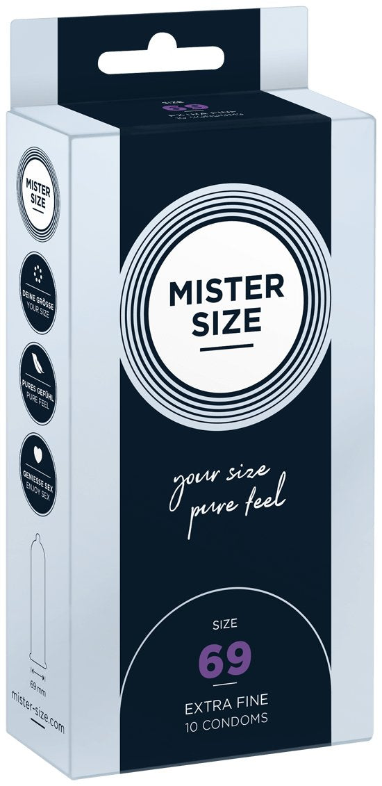 Mister Size - Preservativos Talla Xxxl 69 Mm (10 Unidades)