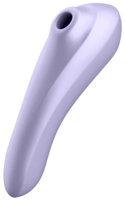 Dual Pleasure App Vibrador Y Succionador De Aire Pulsado Recargable Mauve