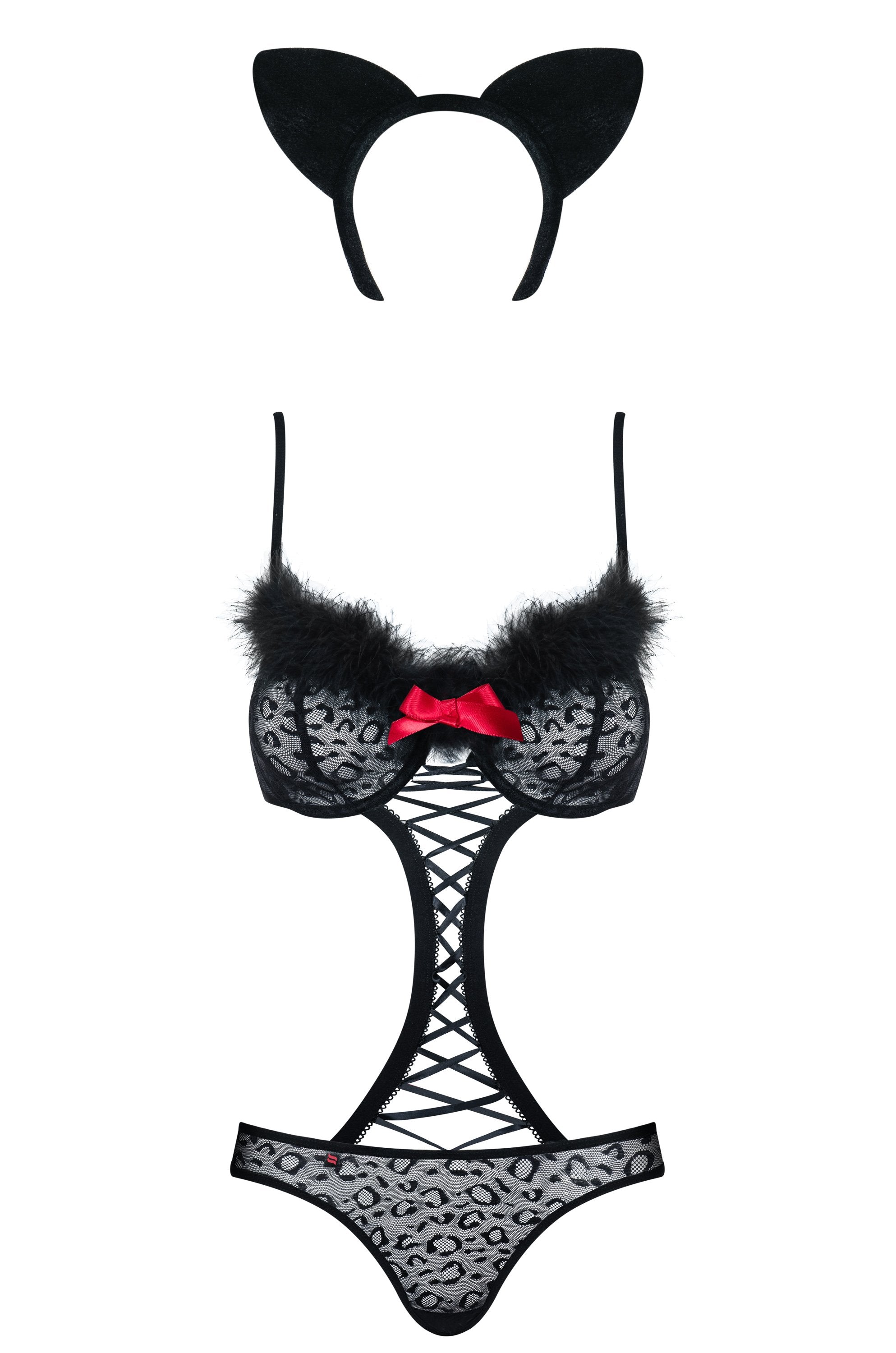 Obsessive Gepardina 3pcs Disfraz Gata S/M