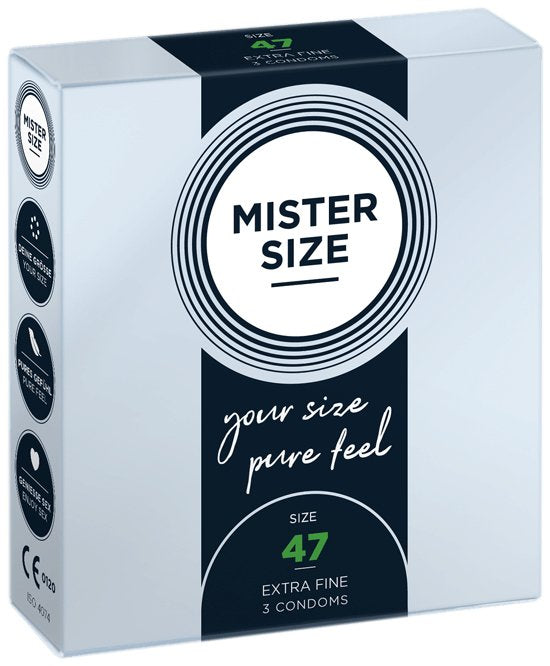 Mister Size - Preservativos Talla Xs 47 Mm (3 Unidades)