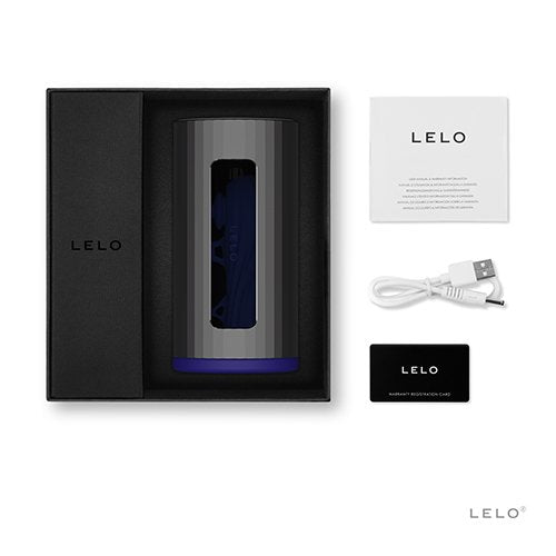 Lelo - F1s V2 Masturbador Con Tecnologia Sdk Azul Y Metal