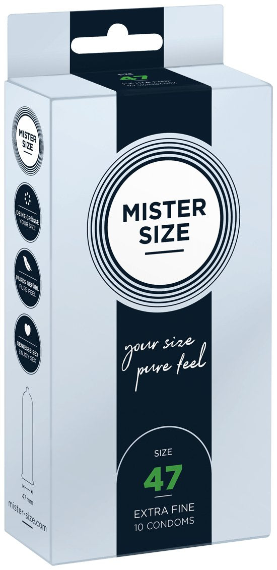Mister Size - Preservativos Talla Xs 47 Mm (10 Unidades)