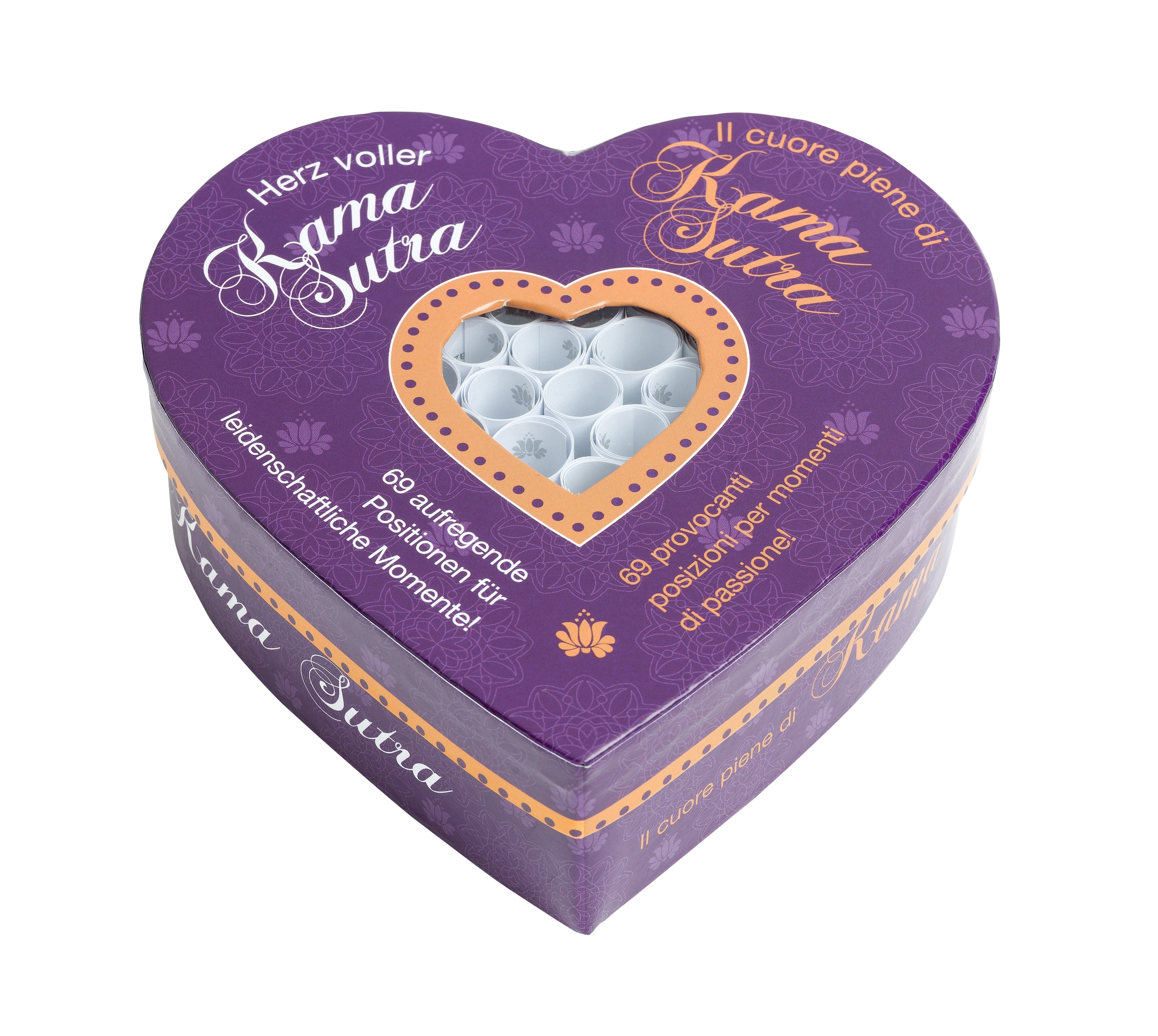 EAN 9789088190124 - Tease and Please Kama Sutra Heart Juego de retos Cualquier género DE, IT imagen 1