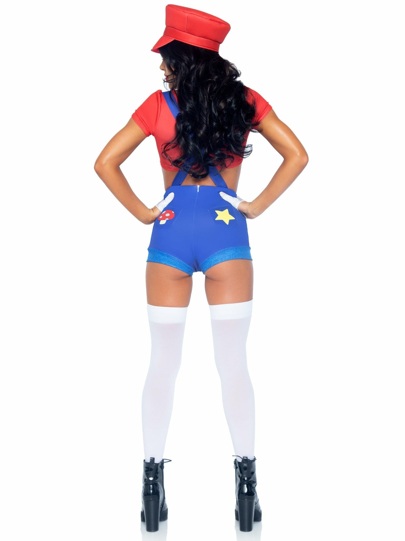 Leg Avenue - Disfraz Sexy Mario Bros Rojo/Azul M