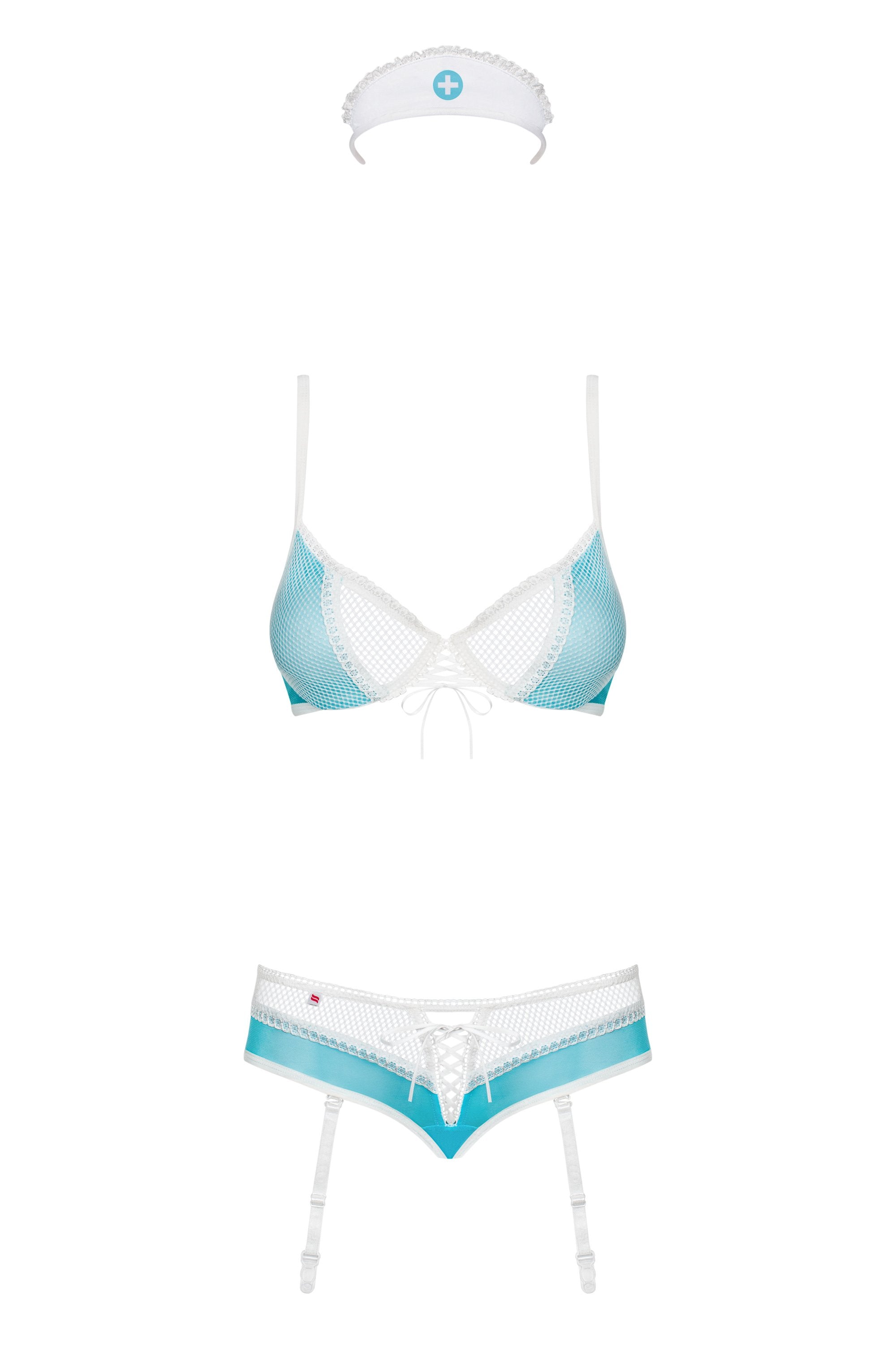 Disfraz De Enfermera 3 Piezas Talla (Interno):L/Xl