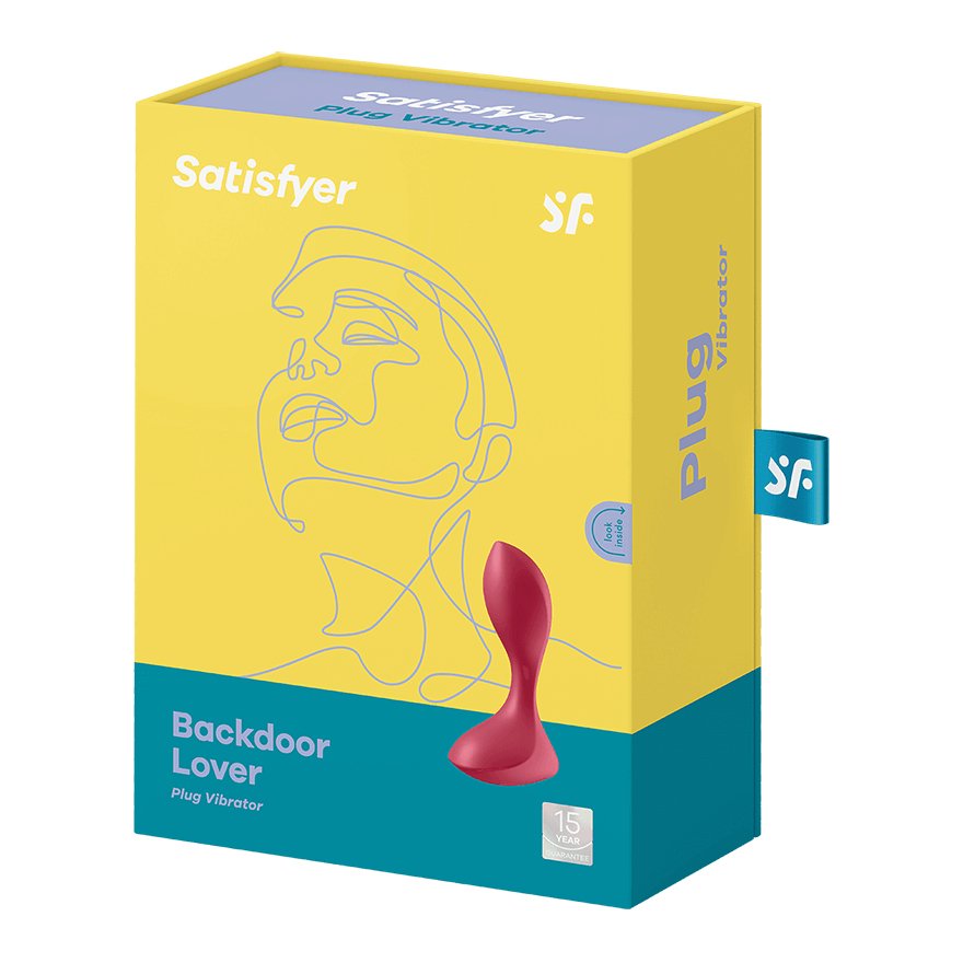 Satisfyer - Backdoor Lover Plug Anal Vibrador Rojo