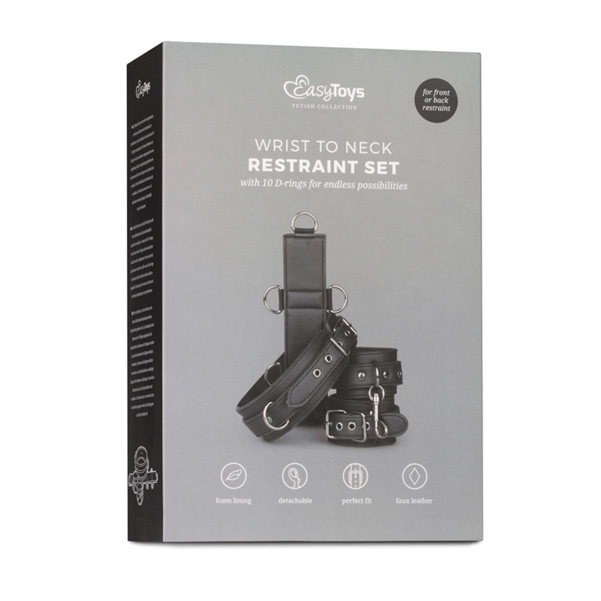 Set De Ligaduras Con Arnés Y Esposas