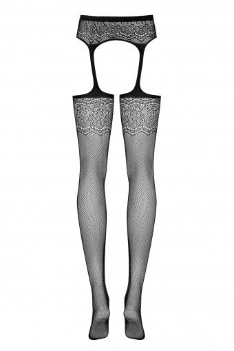 Obsessive S207 Medias Con Liguero Negro S/M/L