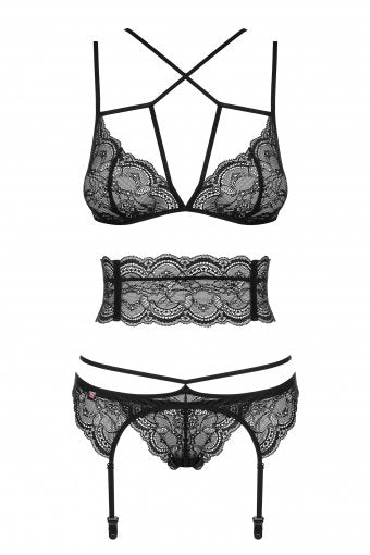 Obsessive - Frivolla Set De Cuatro Piezas L/Xl