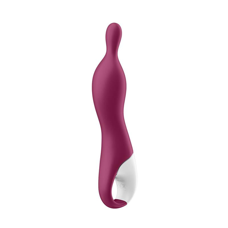 Plug Anal Satisfyer A-Mazing 1 Vibrador Punto A - Granate
