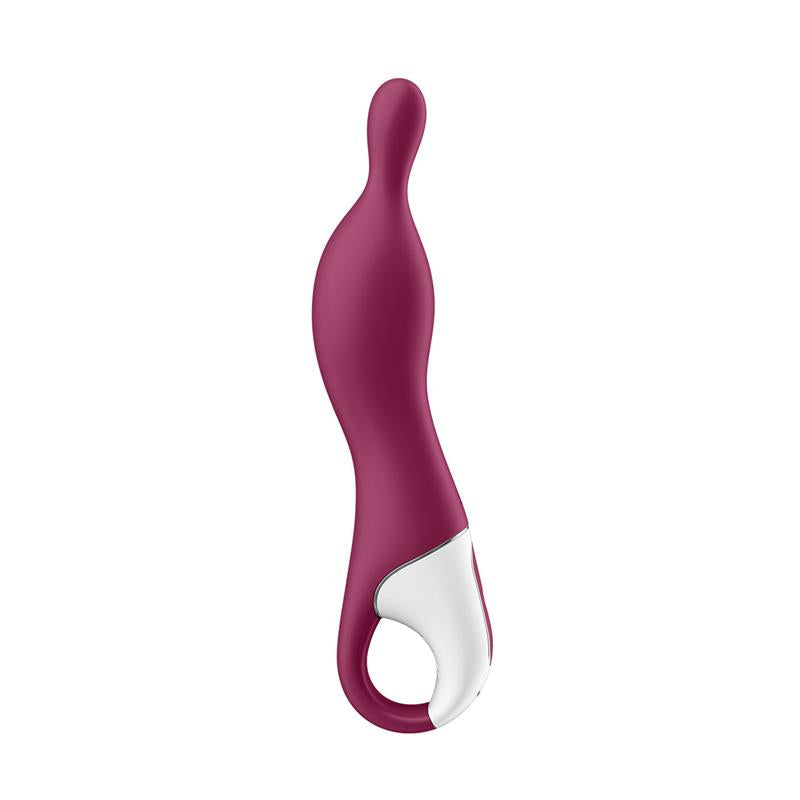 Plug Anal Satisfyer A-Mazing 1 Vibrador Punto A - Granate