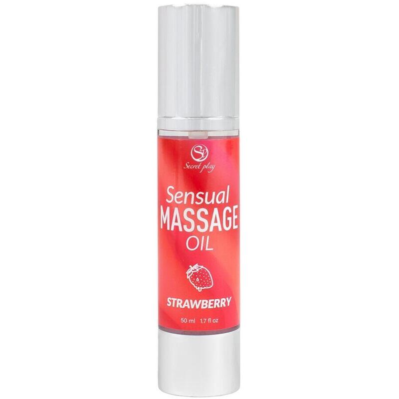 Aceite De Masaje Sensual Fresa 50 Ml.