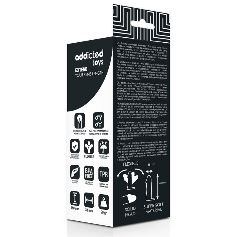 Addicted Toys - Extensión Pene 16 Cm