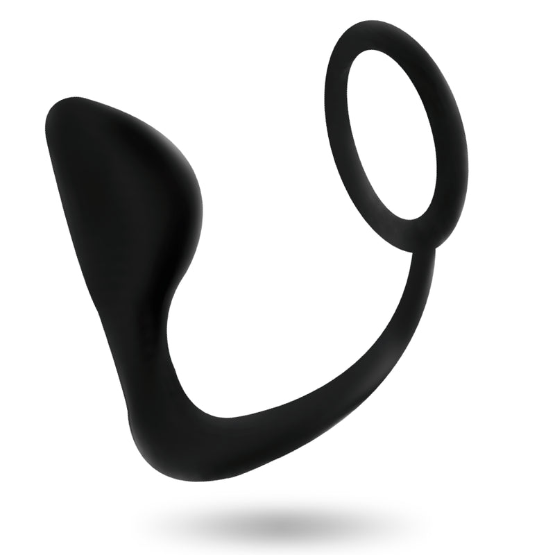 Addicted Toys Plug Anal Con Anillo Pene Negro