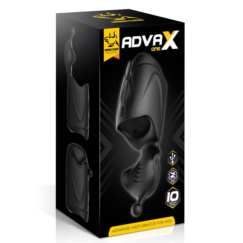 Advax One Masturbador Doble Motor Estimulación Multiple Flexible Usb
