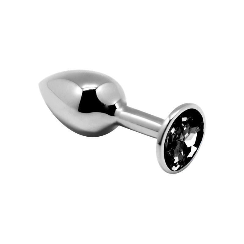 Alive - Anal Pleasure Mini Plug Metal Negro Talla M