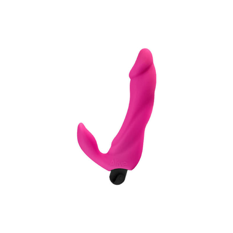 Alive - Bifun Pro Dildo Vibrador Rosa 14.9 Cm