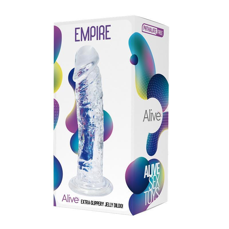Alive - Empire Pene Realistico Transparente 19.3 Cm
