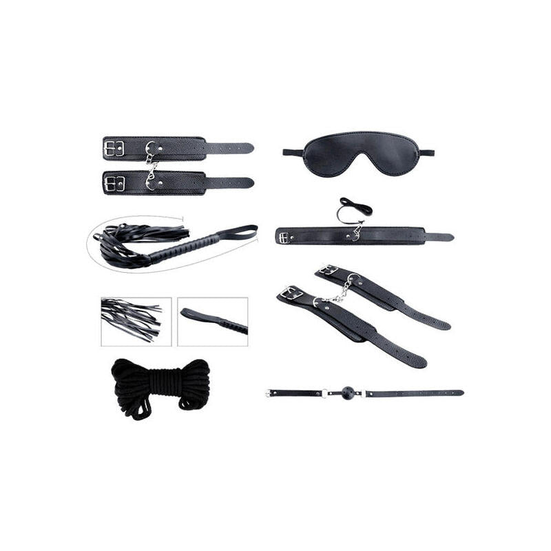 Alive - Secret Desires Kit 7 Piezas Bdsm Negro