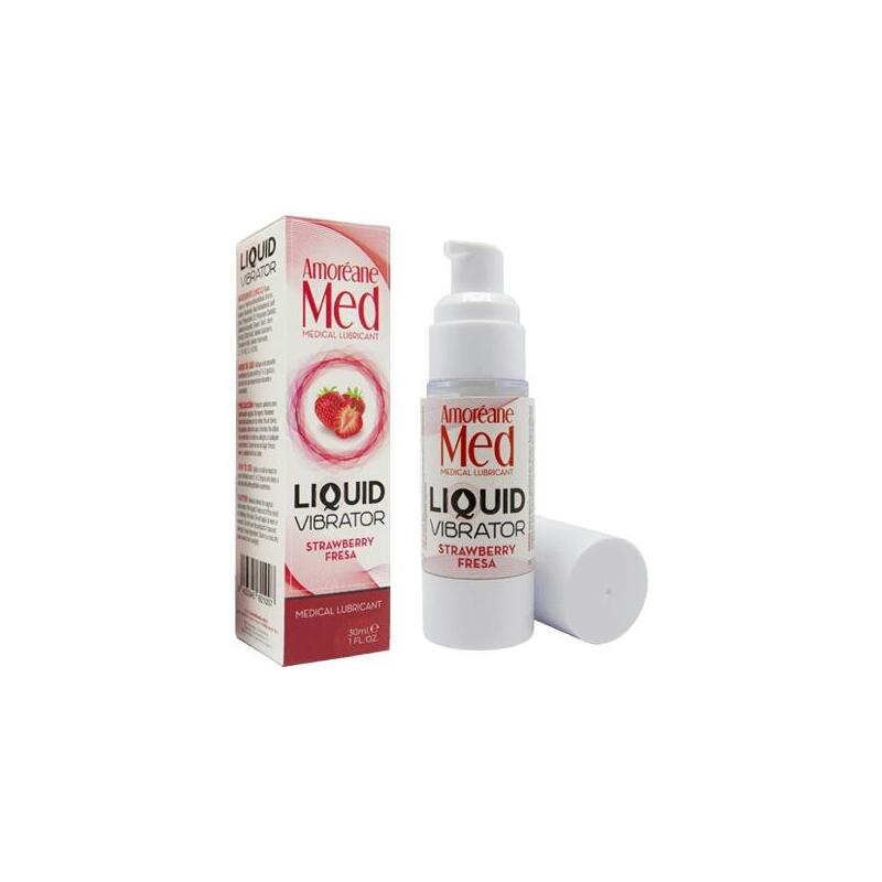 Amoreane - Liquido Vibrador Fresa 30 Ml