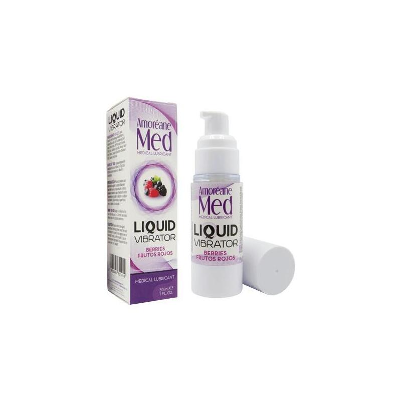 Amoreane - Liquido Vibrador Frutos Rojos 30 Ml