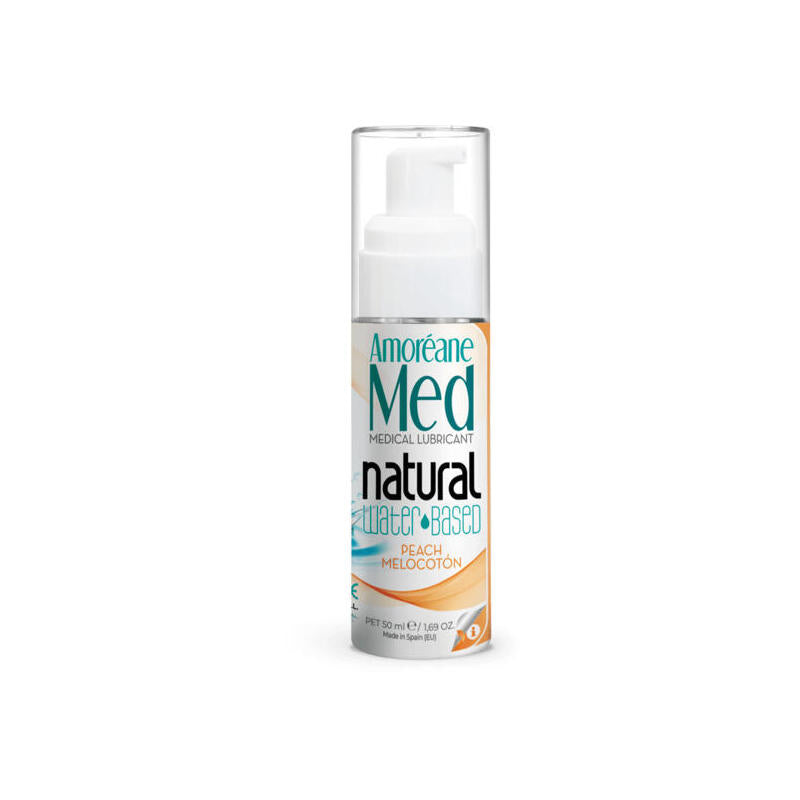 Amoreane Medical Lubricante Base Agua Con Fitoplancton 50ml - Melocotón
