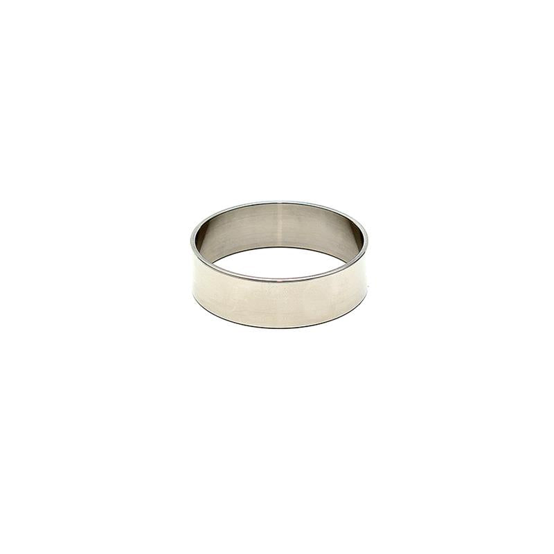 Anillo De Acero Para El Pene Color Plata Talla (Interno):45 Mm