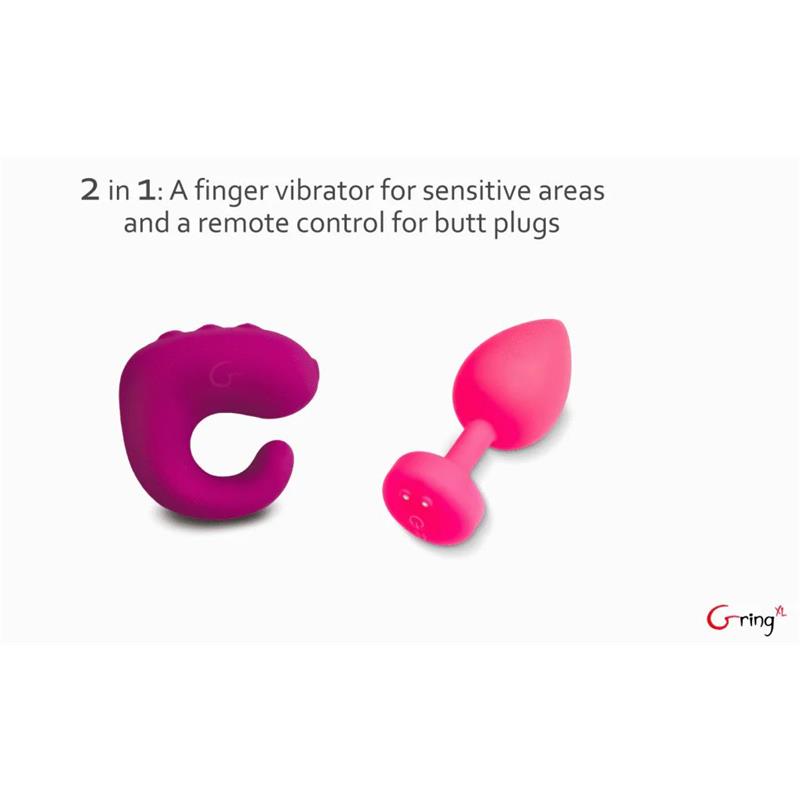 G-Vibe - Fun Toys Gring Anillo Vibrador Xl Sweet Raspberry