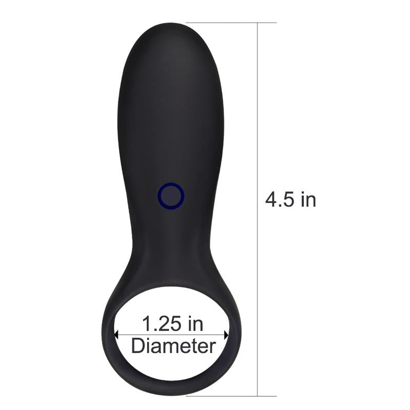Anillo Para El Pene Ijoy Stamina Ring Usb Negro