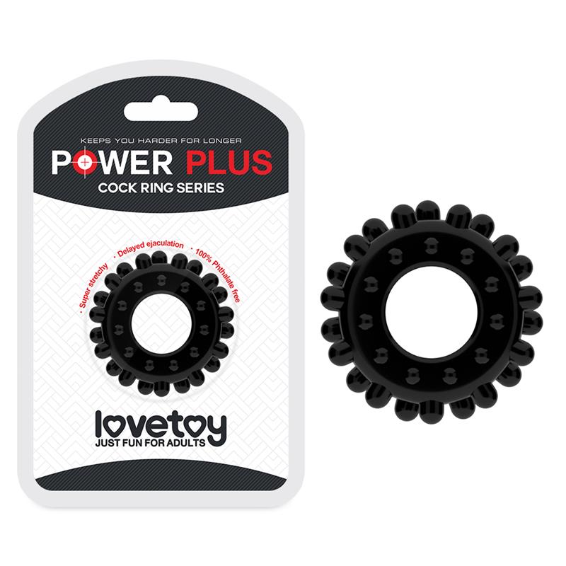 Anillo Para El Pene Power Plus Negro