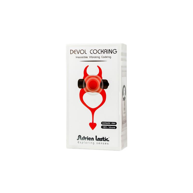 Adrien Lastic - Devol Cockring Anillo Vibrador Rojo