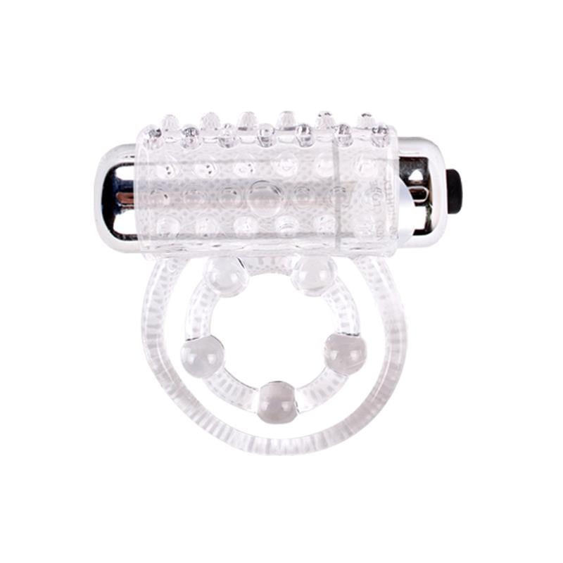 Anillo Vibrador Para El Pene Clear Transparente