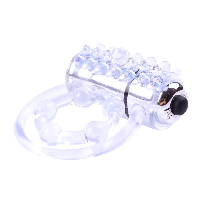 Anillo Vibrador Para El Pene Clear Transparente