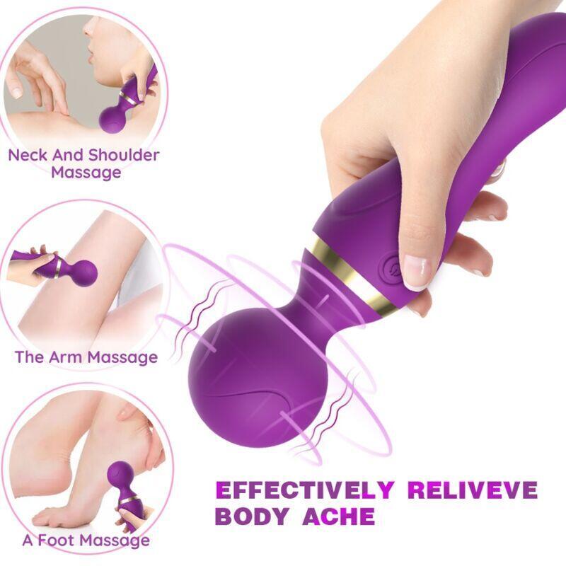 Armony - Freeza Masajeador & Vibrador Cabeza Flexible Negro