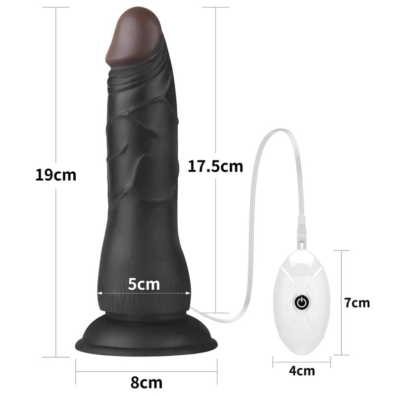 Arnés Ajustable Con Dildo 10 Vibraciones 7.5
