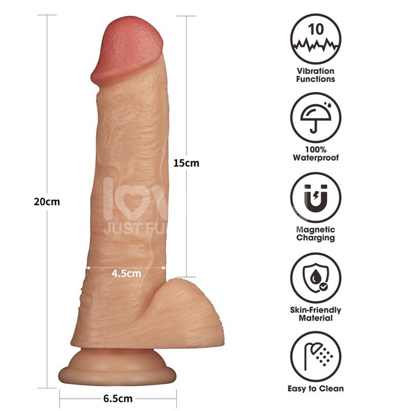 Arnés Con Dildo Con Vibración 8 Talla (Interno):Xs/S/M
