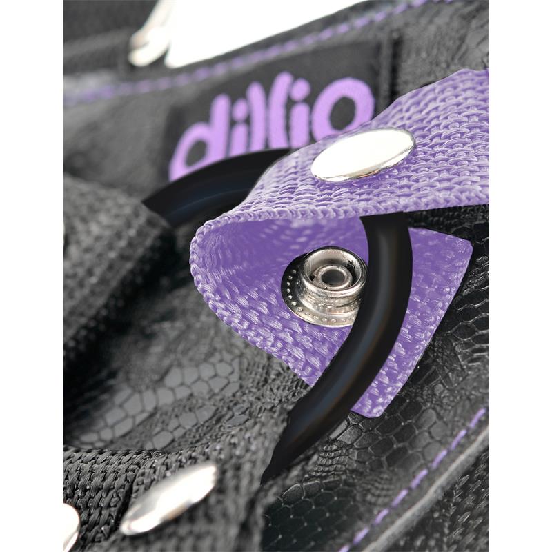Dillio - Arnes Strap On Con Tirantes Y Dildo 17.8 Cm