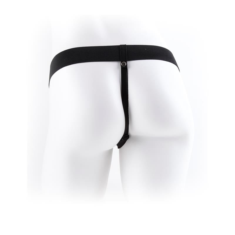 Fetish Fantasy Series - 7 Hollow Strap-On With Balls 17.8cm Natural