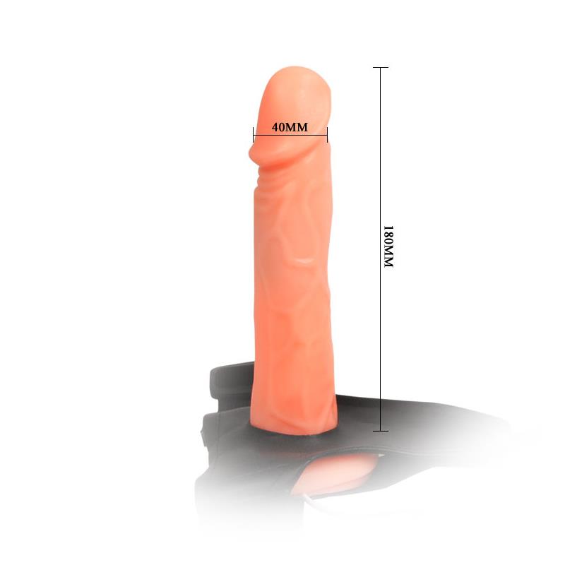 Arnés Con Dildo Hueco Jessica 18 Cm