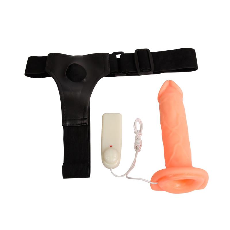 Arnés Con Dildo Hueco Jessica 18 Cm