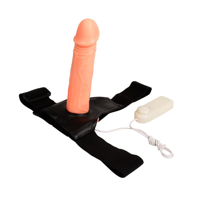 Arnés Con Dildo Hueco Jessica 18 Cm
