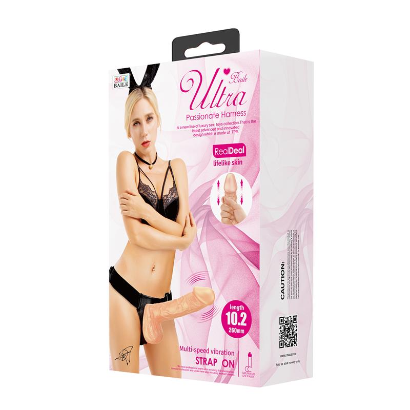 Baile - Ultra Passionate Harness 19.4 Cm Natural