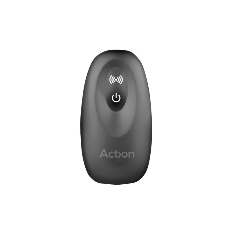 Asher Plug Anal Con Control Remoto Usb Magnético Negro