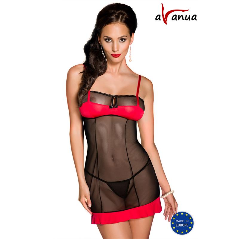 Celia Chemise Rojo Talla (Interno):Xxl/Xxxl