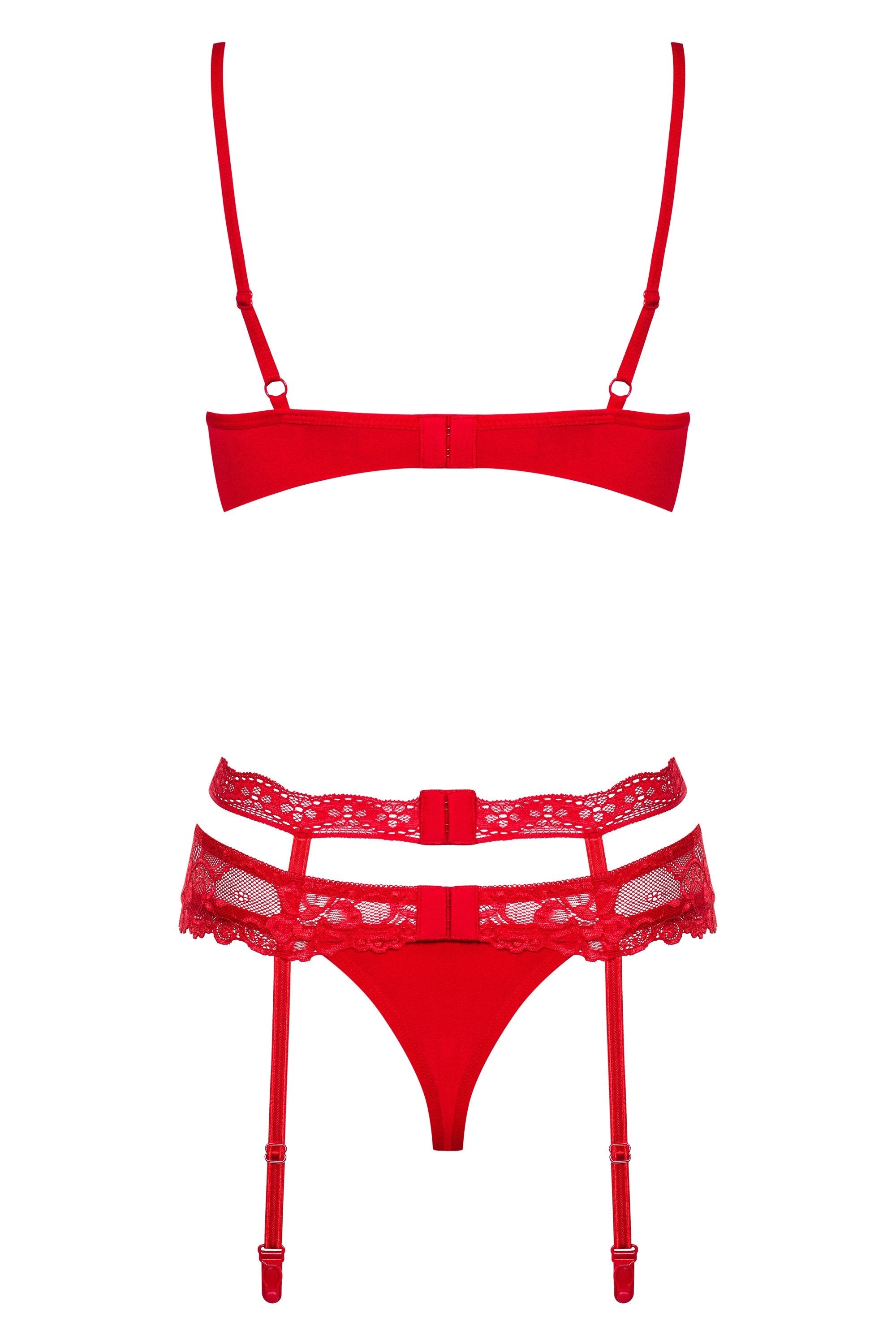 Heartina Set 3 Piezas Color Rojo :