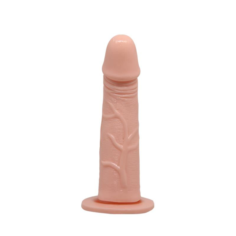 Baile Arnés Con Dildo Vibrador Natural 15 Cm