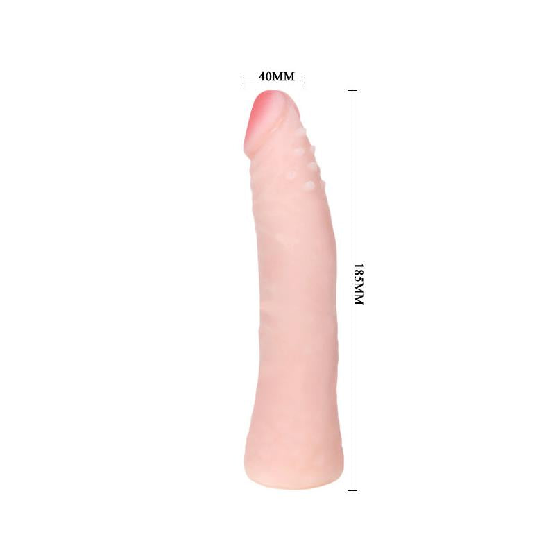 Baile - Dildo Silicona Tacto Piel Realistico 19 Cm Color Caja Aleatorio