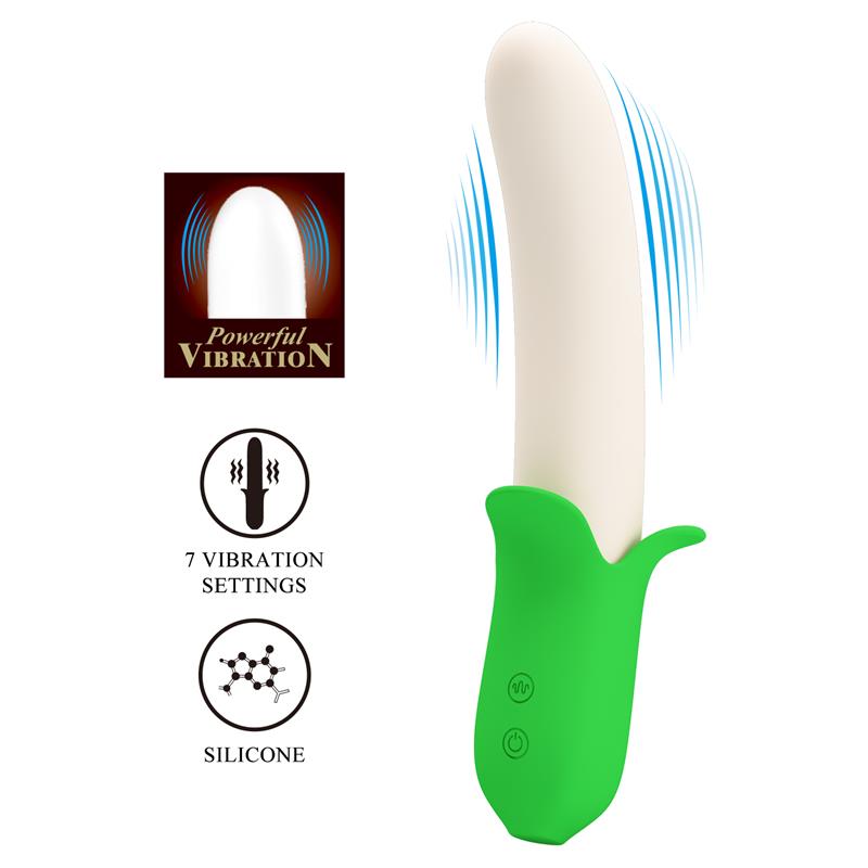 Pretty Love - Banana Knight Super Power 7 Vibraciones Silicona